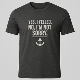 No Regrets T Shirt Gift For Boat Owner