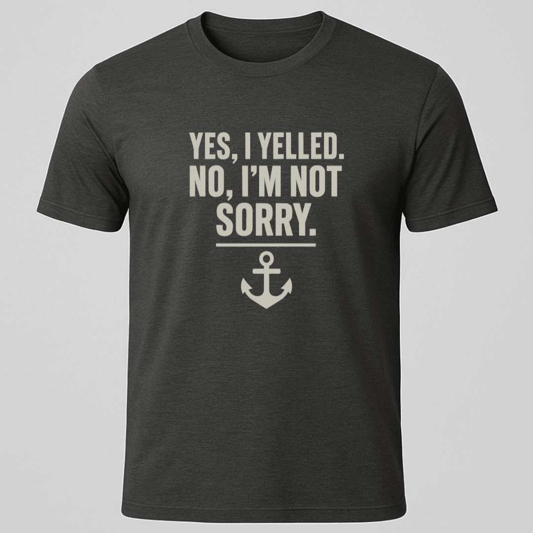 No Regrets T Shirt Gift For Boat Owner