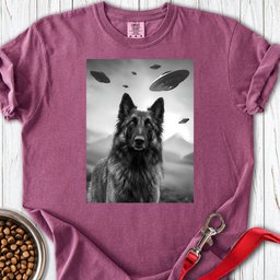 Belgian Tervuren Ufo Premium Tee Gift For Dog Lover