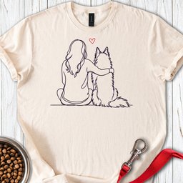 Belgian Tervuren Hug T Shirt Gift For Dog Lover