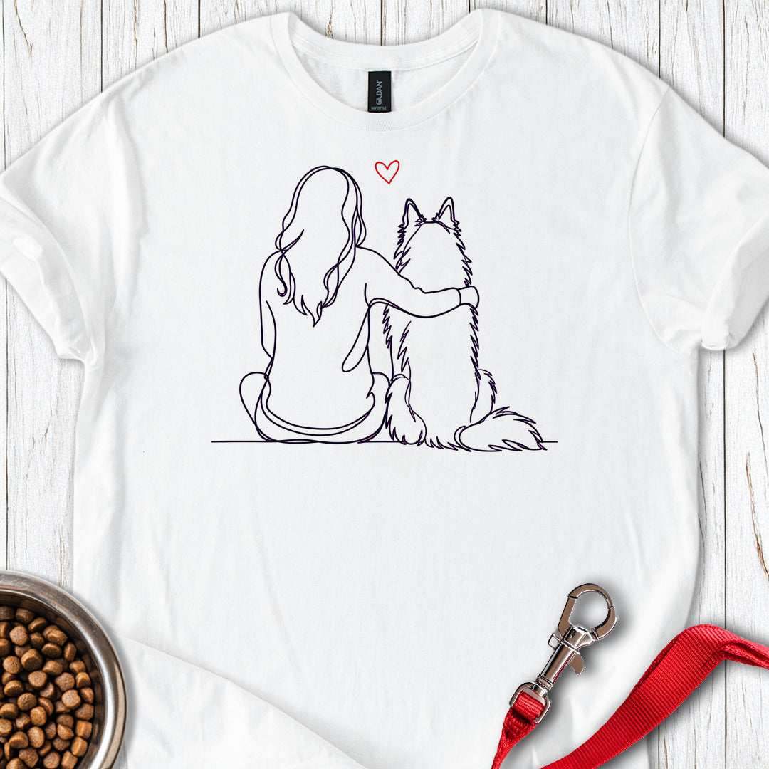 Belgian Tervuren Hug T Shirt Gift For Dog Lover