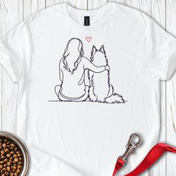 Belgian Tervuren Hug T Shirt Gift For Dog Lover