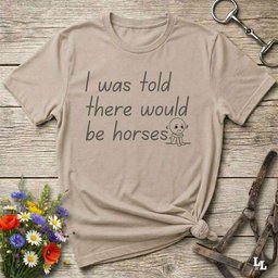 I Was Told There Would Be Horses T Shirt Gift For Horse Lover
