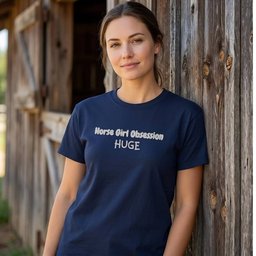Horse Girl Obsession T Shirt Gift For Horse Lover