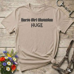 Horse Girl Obsession T Shirt Gift For Horse Lover
