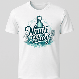 Nauti Buoy T Shirt Gift For Boat Owner