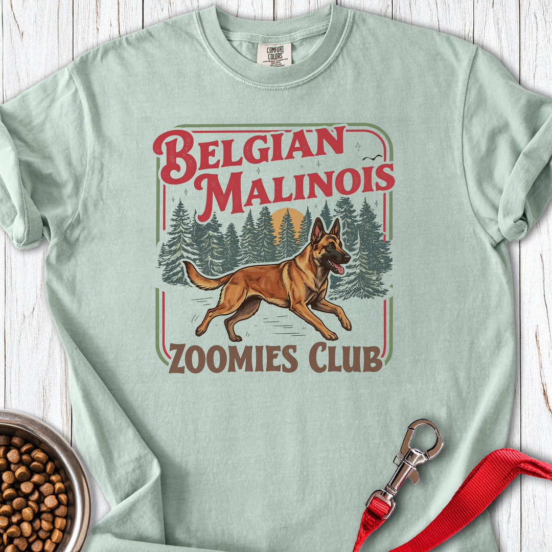 Belgian Malinois Zoomies Premium Tee Gift For Dog Lover