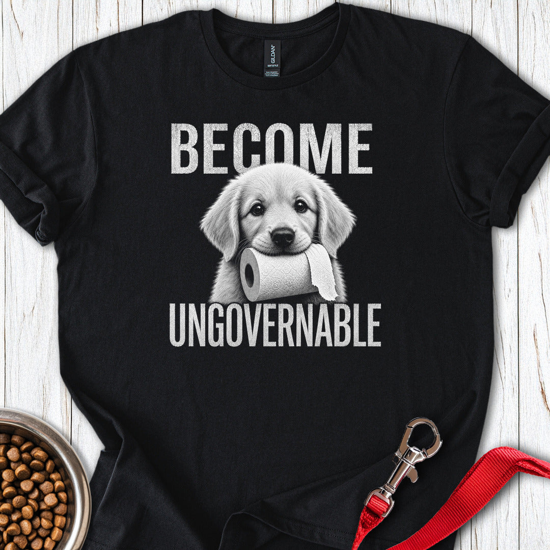 Become Ungovernable Goldie T Shirt Gift For Dog Lover