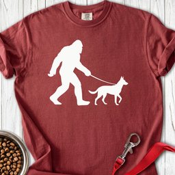 Belgian Malinois Bigfoot Premium Tee Gift For Dog Lover