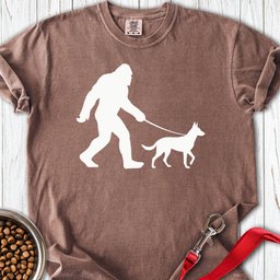 Belgian Malinois Bigfoot Premium Tee Gift For Dog Lover