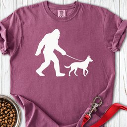 Belgian Malinois Bigfoot Premium Tee Gift For Dog Lover