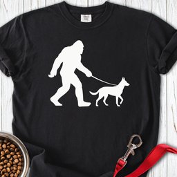 Belgian Malinois Bigfoot Premium Tee Gift For Dog Lover