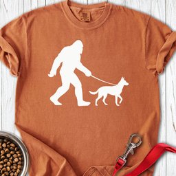 Belgian Malinois Bigfoot Premium Tee Gift For Dog Lover