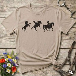 Evolution Of A Cowgirl T Shirt Gift For Horse Lover