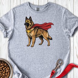 Belgian Tervuren Superhero T Shirt Gift For Dog Lover