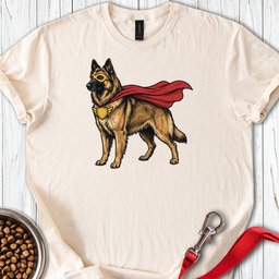 Belgian Tervuren Superhero T Shirt Gift For Dog Lover
