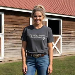 Im Not A Hoarder T Shirt Gift For Horse Lover