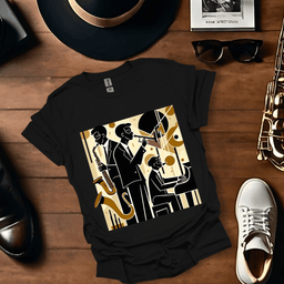 Jazz Geometry T Shirt Gift For Music Lover
