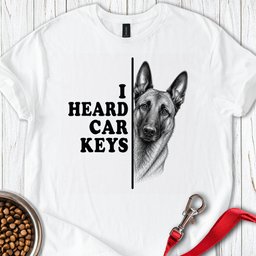 Belgian Malinois Car Keys T Shirt Gift For Dog Lover