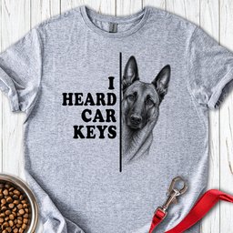 Belgian Malinois Car Keys T Shirt Gift For Dog Lover