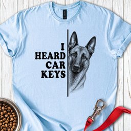 Belgian Malinois Car Keys T Shirt Gift For Dog Lover