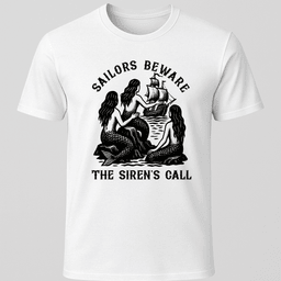 Sirens Call T Shirt Gift For Boat Owner