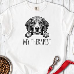 Beagle Therapist Premium Tee Gift For Dog Lover