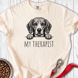 Beagle Therapist Premium Tee Gift For Dog Lover