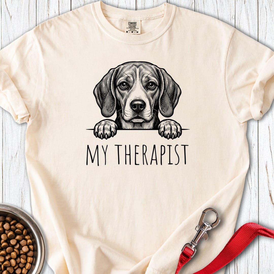 Beagle Therapist Premium Tee Gift For Dog Lover