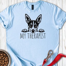 Basenji My Therapist T Shirt Gift For Dog Lover