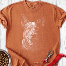 Australian Cattle Dog Engraved Premium Tee Gift For Dog Lover