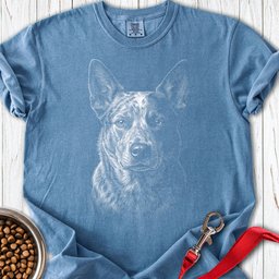 Australian Cattle Dog Engraved Premium Tee Gift For Dog Lover