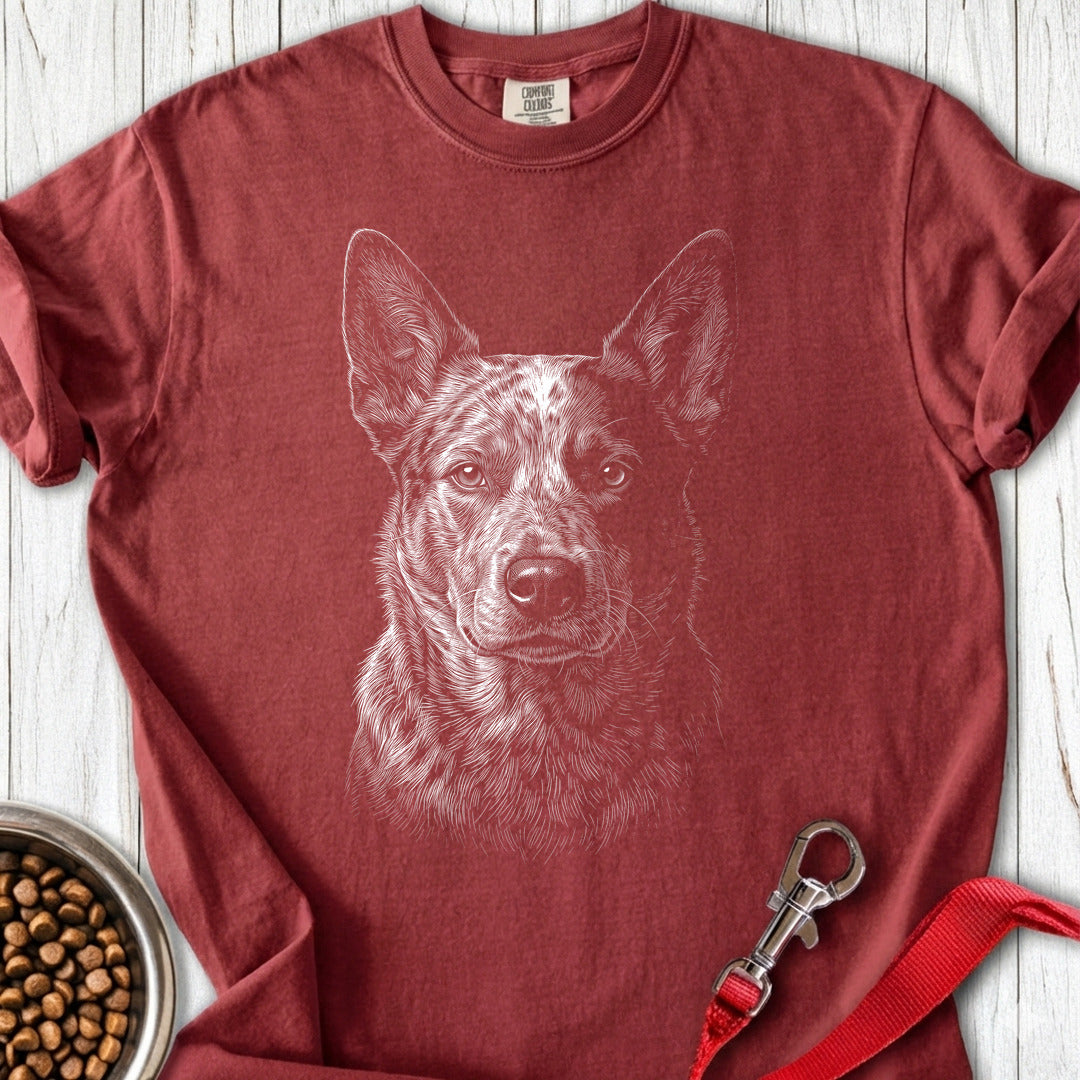 Australian Cattle Dog Engraved Premium Tee Gift For Dog Lover