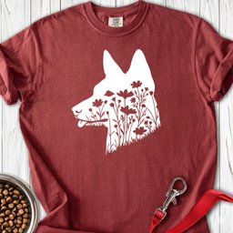 Basenji Flowers Premium Tee Gift For Dog Lover