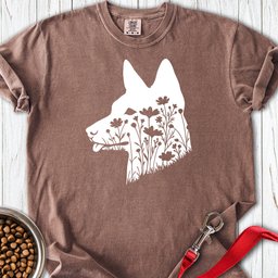 Basenji Flowers Premium Tee Gift For Dog Lover