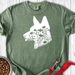 Basenji Flowers Premium Tee Gift For Dog Lover