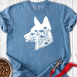 Basenji Flowers Premium Tee Gift For Dog Lover