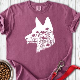Basenji Flowers Premium Tee Gift For Dog Lover