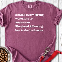 Australian Shepherd Strong Woman Premium Tee Gift For Women