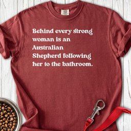 Australian Shepherd Strong Woman Premium Tee Gift For Women