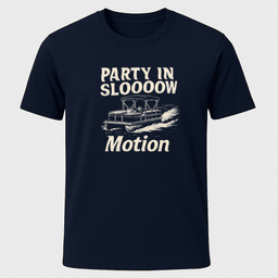 Party In Slow Mo T Shirt Gift For Boat Owner