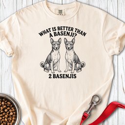 Basenji What Is Better Than One Premium Tee Gift For Dog Lover