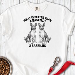 Basenji What Is Better Than One Premium Tee Gift For Dog Lover