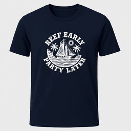 Reef Early T Shirt Gift For Boat Owner