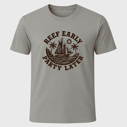 Reef Early T Shirt Gift For Boat Owner