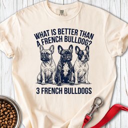 3 French Bulldogs Premium Tee Gift For Dog Lover