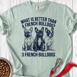 3 French Bulldogs Premium Tee Gift For Dog Lover