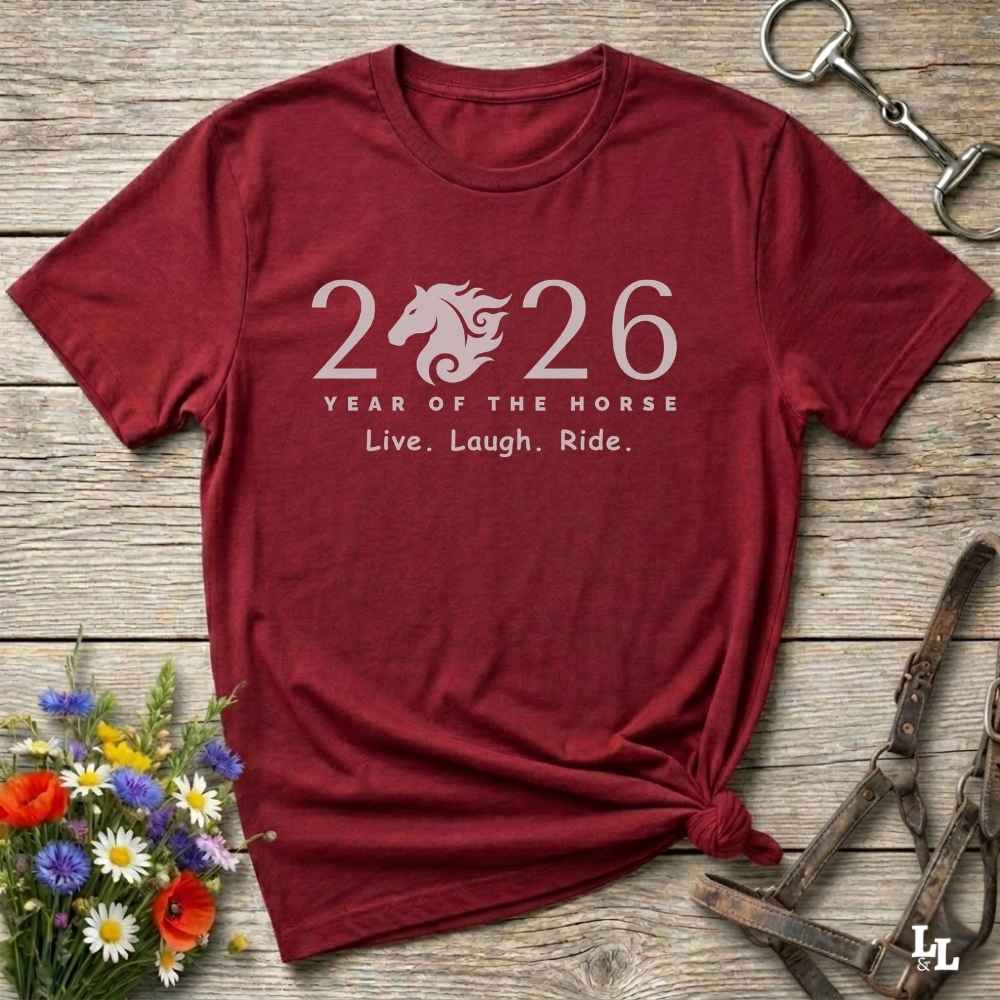 Live Laugh Ride T Shirt Gift For Horse Lover