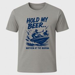 Hold My Beer T Shirt Gift For Boat Owner