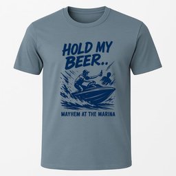 Hold My Beer T Shirt Gift For Boat Owner